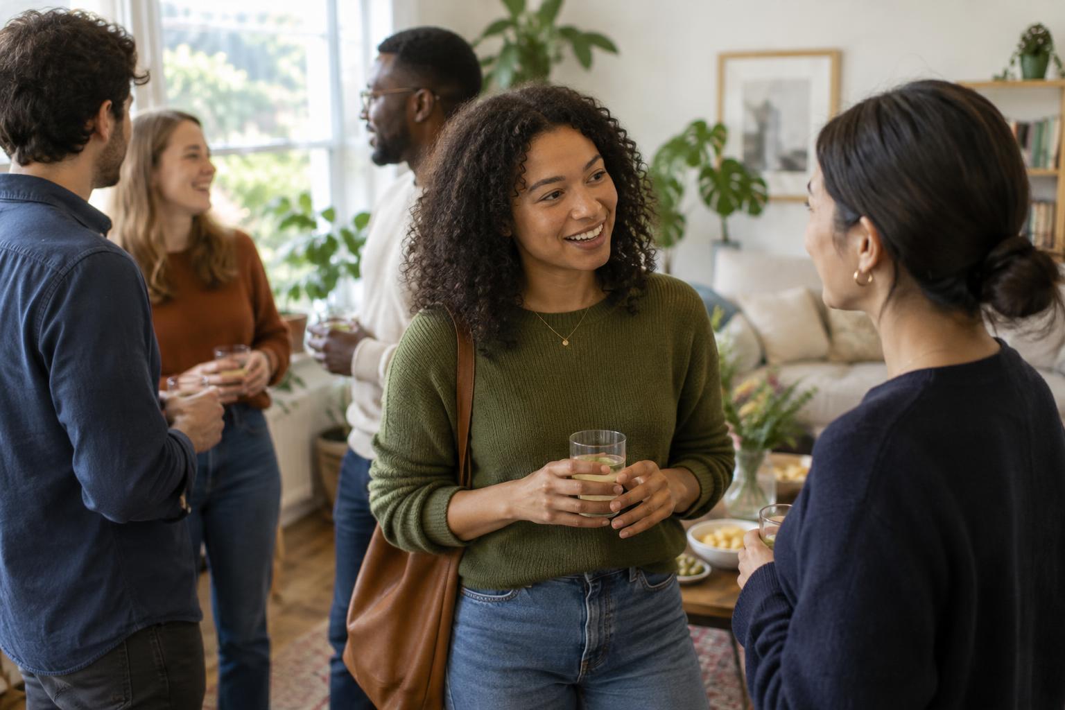 How to Set a Small, Realistic Goal Before a Social Gathering